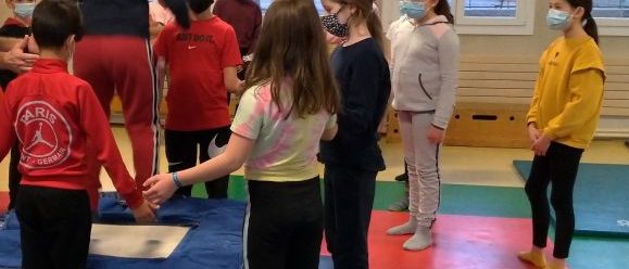 Démonstration atelier trampoline